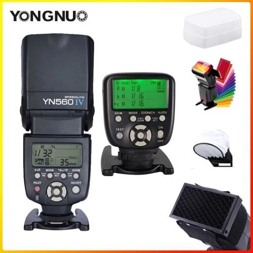 YongNuo YN560 IV YN560IV 2.4G Wireless Master flash Speedlite YN560-TX II Trigger Controller For Nikon Canon Fuji DSLR Camera