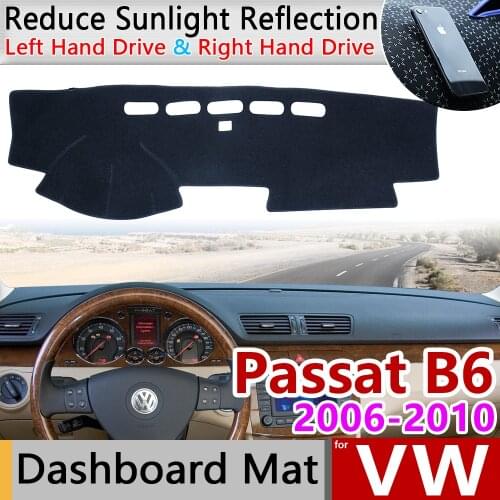 For Volkswagen VW Passat B6 2006~2010 3C Anti-Slip Mat Dashboard Cover Pad Sunshade Dashmat Carpet Accessories 2007 2008 2009