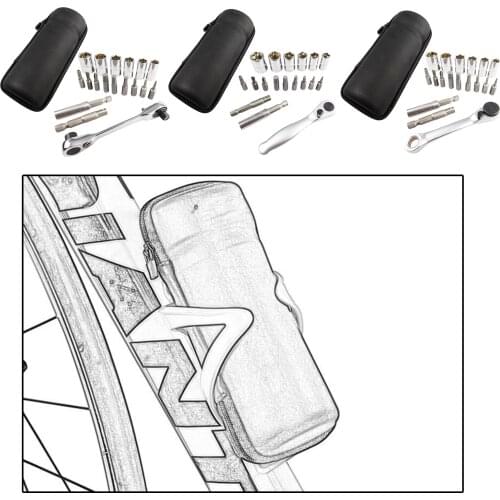 Ratchet Wrench Spanner Bike Repairing Tools Kit Road MTB Bicycle Accessory