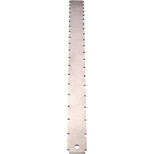 Guitar Neck Notched Straight Edge Luthiers Tool for Most Electric Guitars for Gibson 24.75 Inch and Fender 25.5 Inch Stainless
