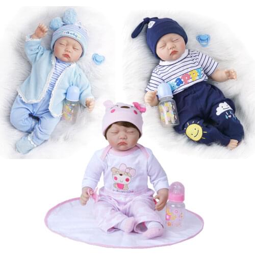 Tianara Newborn Baby Dolls Alive Real Bebe Reborn Doll 55 cm/22 inches Children Toys for Girls Surprise Gifts With Pink Outfits