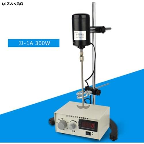 300W Laboratory Electric Mixer Digital Display Lab Agitator Overhead Laboratory Stirrer 220V 3000RPM 0-120MIN