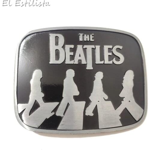 Hot Selling Mens Musician Style Belt Buckles Black Metal Zinc Alloy Punk Pin Buckles Western Cowboy Waistband Accessories