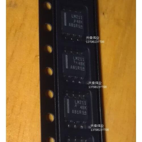 10PCS Authentic LM211 LM211DR SOP-8 package linear comparator checker