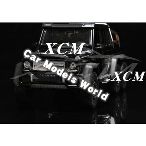 Diecast Car Model Welly FX Models for G63 A M G 6x6 1:24 (Black) + SMALL GIFT