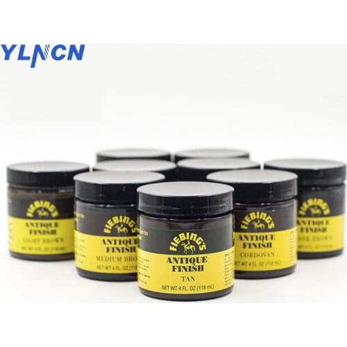 American import leather oily creamy dye antique finish leather carving dye Oily dye 118ml Oil stain Distressed Emboss DIY paint