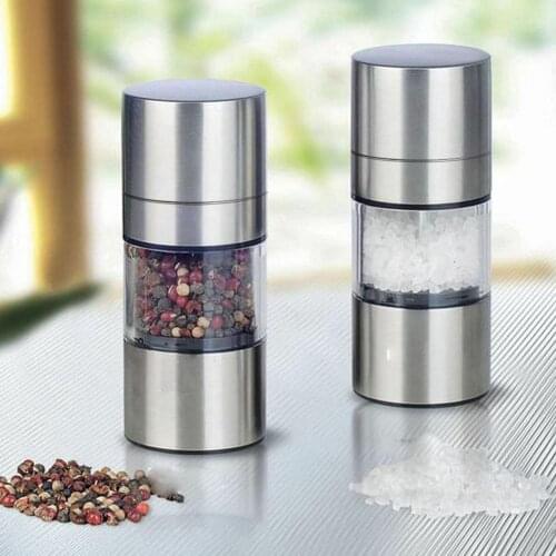 Pepper Mill Salt Pepper Mill Grinder Portable Kitchen Mill Muller Home Kitchen Tool Spice Sauce Grinder Pepper Mill