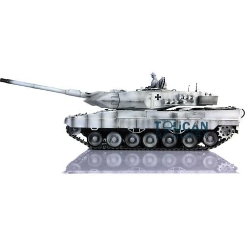 CS 1/16 Handmade Customized Leopard2A6 RC Tank 3889 Ver1 Model With Metal Chassis Barrel Recoil TH00943-SMT5