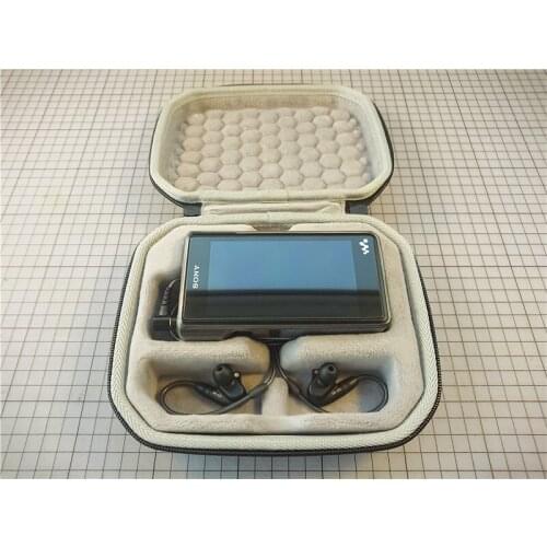 Fashion Storage Box Protection Bag Cover for Sony NW-WM1A WM1Z Player Golden Brick Black Brick