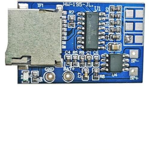 MP3 Decoder Player Circuit Module TF Card Audio Decoding Board 2W Mono Amplifier