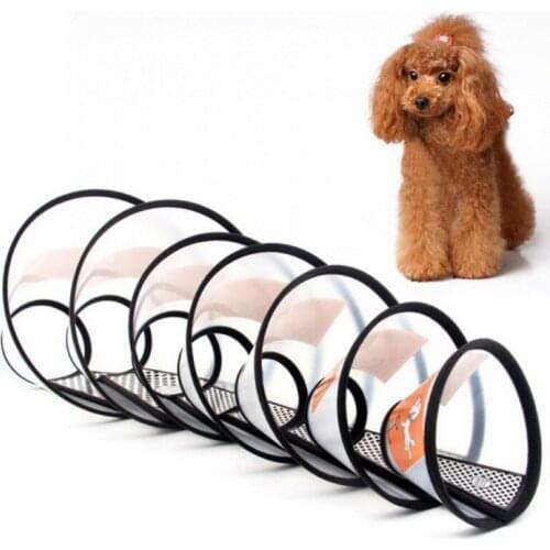 Pet Dog Cat Collar Adjustable Anti-Bite Protective Collar Recovery Wound Protective Collar Pets Cone Personalized Pet Supplies