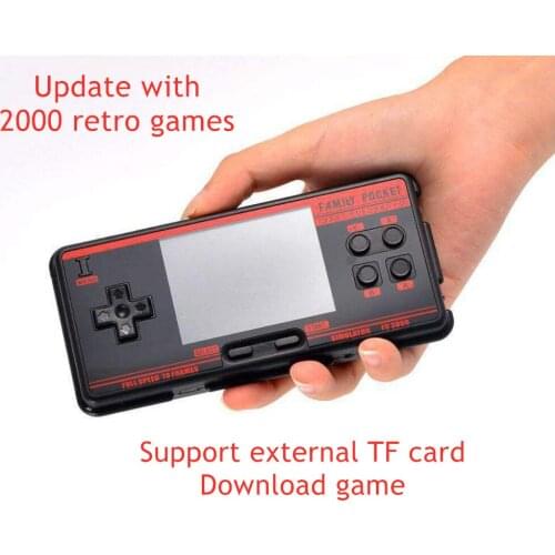 Mini Classic Retro Game Player Support TV Out 8 Simulator 2000 Games Home Outside Gaming Video Handheld Game Console Kids Gifts