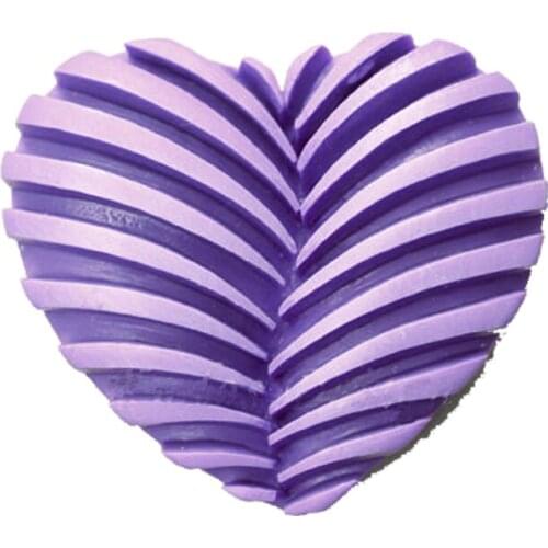 PRZY Hearted Soap Heart Shape Soap Mold Cake Tool Silicone Molds Candle Molds Chocolate Silicone Fondant Resin Clay Baking Tools