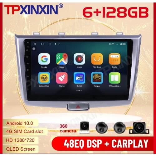 2 Din Carplay Android Radio Receiver Multimedia Stereo For Haval H6 Sport 2016 2017 2018 GPS Navigation Video Recorder Head Unit