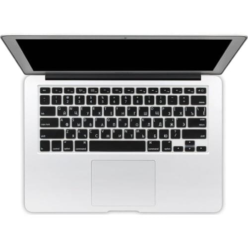 US Version Russian Language Alphabet Letter Silicone Keyboard Protective Film Cover Skin for MacBook Air 13 Pro 13" 15" 17