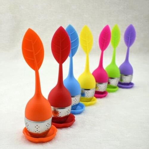 1pc Tea Leaf Infuser Stainless Steel Tea Ball Leaf Tea Strainer for Brewing Device Herbal Spice Filter Kitchen Tools