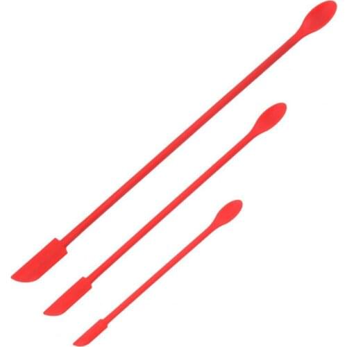 3Pcs/Set Scraper Food-grade Humanized Design Safe Silicon Easy to Clean Non-stick Kitchen Scraper Bakeware for Kitchen
