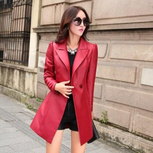 Slim Single-breasted Trench Coat Women Spring 2020 Womens Long-sleeved Stitching Fashion Temperament Windbreaker Female Q239