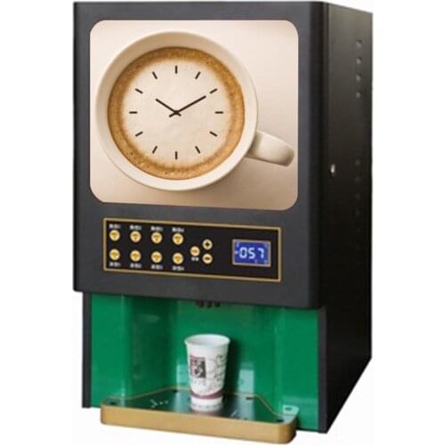 Hot/Cold Coffee Vending Machine Beverage Milk Tea Drink Dispenser Commercial Coin Coffee Maker Automatic Drop Coffee GBS204D