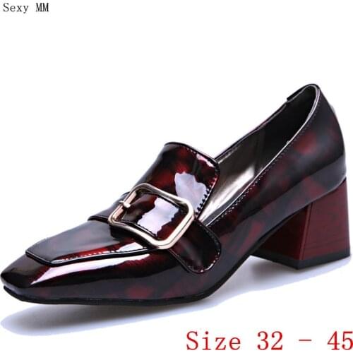 Pumps Women Oxfords Career Shoes High Heels Woman High Heel Shoes Kitten Heels Small Plus Size 32 33 - 40 41 42 43 44 45