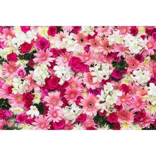 Spring Flower Baby Birthday Backdrop Wedding Photocall Vinyl Custom Photography Background For Photo Studio Photophone Photozone
