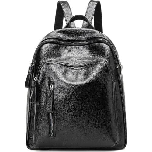 2019 Genuine Leather Womens Backpacks Large Capacity Shoulder Travel Bags female backpacks for teenage girls Designer new C275