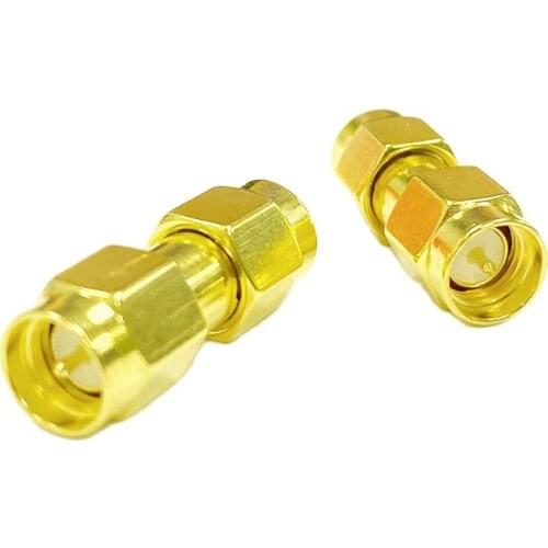 1pc SMA Male Plug to SMA Male RF Coax Adapter convertor Coupler Straight goldplated NEW wholesale