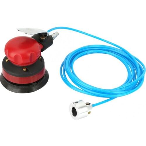 5Inch Pneumatic Air Sander Polisher Air Water Snder 1/4Inch Inlet Grinding Machine Kit For Car Paint Care Rust Removal