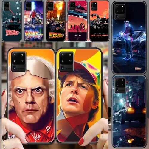 Back To The Future TV Phone case For Samsung Galaxy Note 4 8 9 10 20 S8 S9 S10 S10E S20 Plus UITRA Ultra black pretty shell art