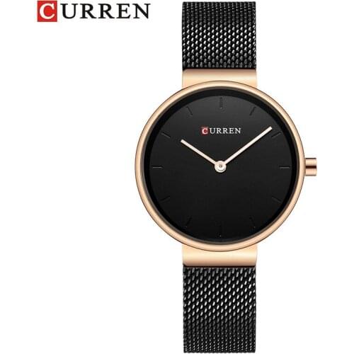 CURREN Brand New Women Watches New Quartz watches Top Brand Luxury Gold Fashion Wristwatches Ladies Gift Clock Relogio Feminin