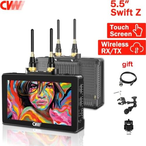 CVW Swift Z 5.5Touch Screen Monitors Wireless Video Transmission System HDMI HD image Transmitter Receiver for Smartphone DSLR