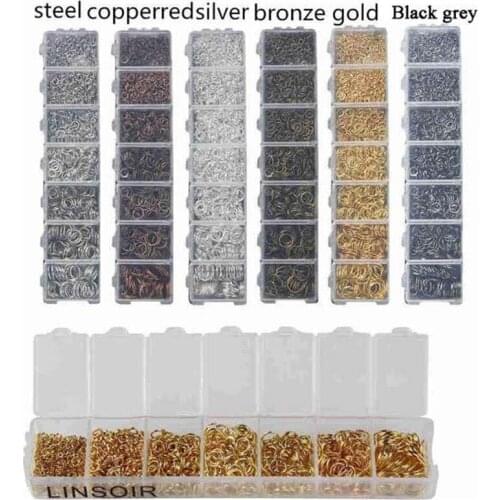 DIY Bracelet Earring Jewelry Accessories Metal Material Single Ring Closed Loop Lobster Clasp Ear Hook Jewelry Making Tool