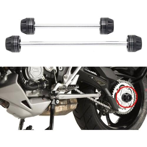 For YAMAHA YZF-R1 YZFR1 2007-2014 08 09 10 11 12 13 Motorcycle Aluminum Front & Rear Fork Axle Skid Wheel Protector