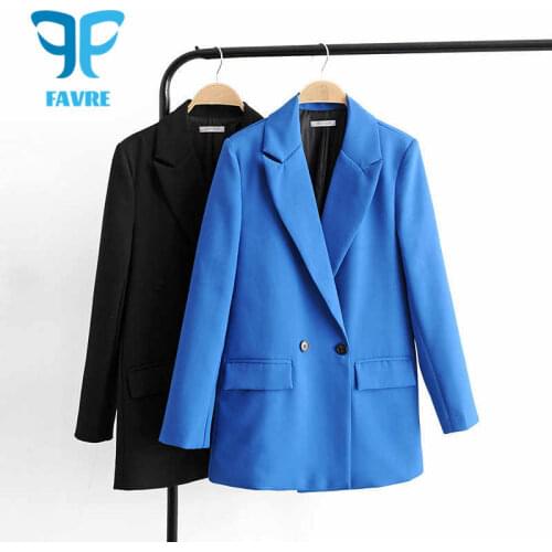 Женские двубортные пиджаки FAVRE China At AliExpress