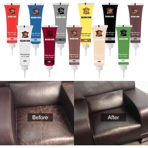 11 Colors Leather Repair Gel Color Repair Home Car Seat Leather Complementary Repair Refurbishing Cream Paste Leather Cleaner