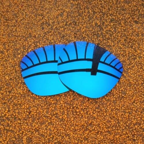 Ice Blue Mirrored Polarized Replacement Lenses for Garage Rock Sunglasses Frame 100% UVA & UVB