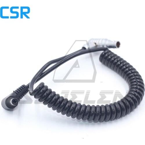 Connector Right Angle FHG 0b 2pin to DC 5.5x2.5mm Cable for DSLR Rig Power V-Mount Anton