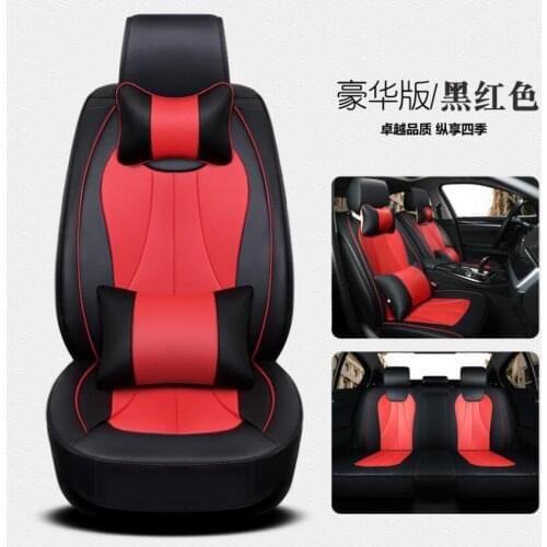 Car Travel leather seat cover four seasons Universal Car Seat Covers for Vehicles mazda 3 6 toyota RAV4 Hyundai volvo ford