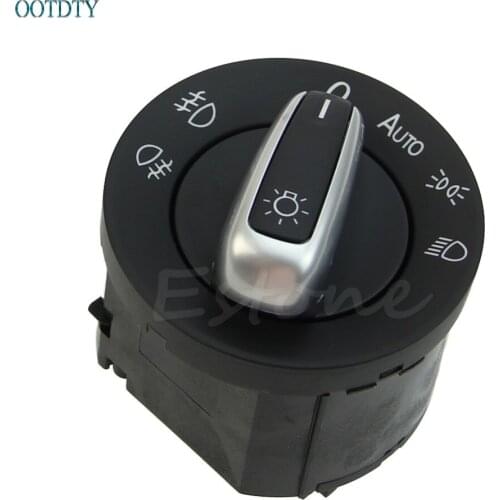 Kris Chrome Headlight Switch Control Fit For VW GOLF JETTA MK5 MK6 PASSAT CC B6