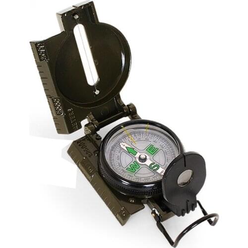 Metal Pocket Army Style Compass Military Camping Hiking Survival Marching New Us