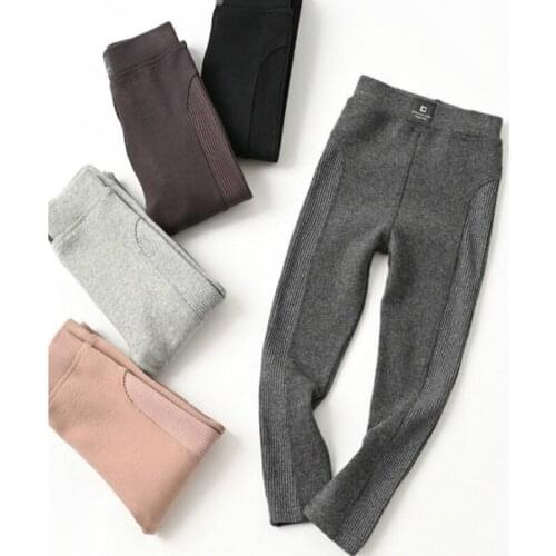 Cute Baby Girls Leggings Spring Autumn Cotton Elastic Children Pencil Pants for 2-10Y Girls Kids Trousers