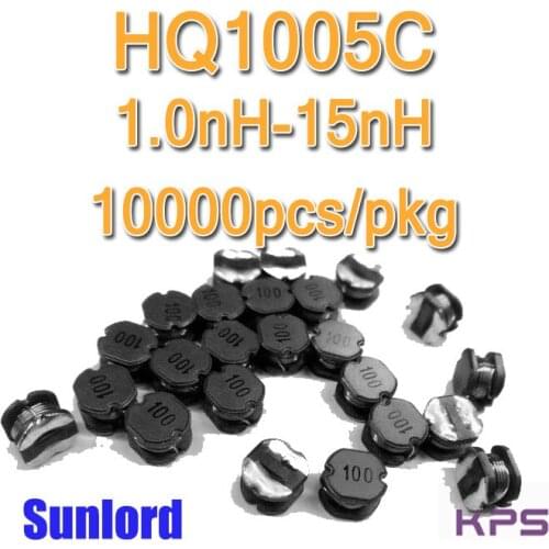 HQ1005C Multilayer Chip High Q Inductor Sunlord RF Phones TD-LTE PDC Bluetooth W-Lan Wifi