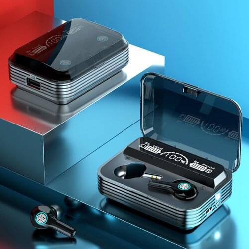 New R1 TWS IPX7 Waterproof ANC Earbuds Hands Free In Ear Headphones Wireless Earphones