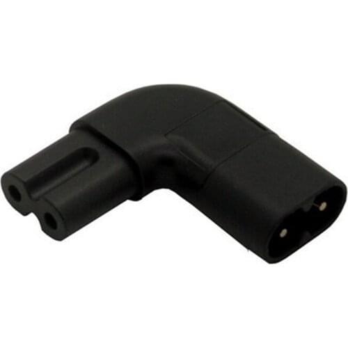 New IEC 320 C7 C8 Figure 8 left right angle AC Power adapt C7 TO C8 PLUG CONVERTER