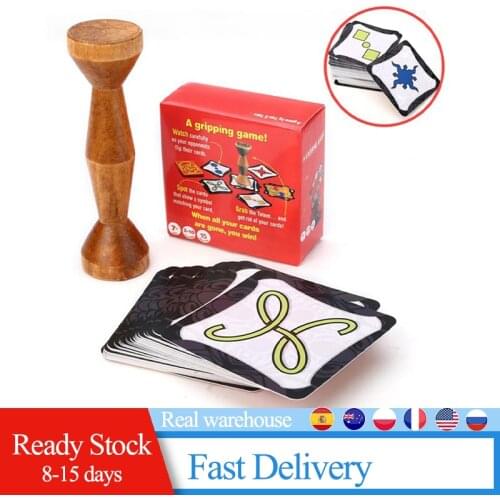 New Totem Express English Board Game Jungle Token Run Fast Pair Speed Forest For Party Fun Cards 80 Cards juegos de mesa