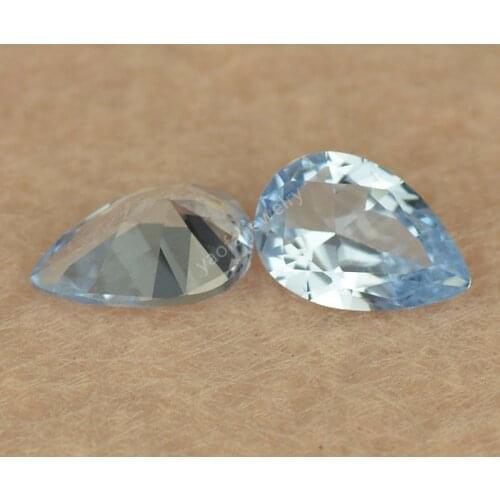 Wholesale 2x3~13x18mm Pear Shape Cut Blue Spinel Stone Loose Lab Grown Gems For 104# 106# 108# 109# 119# 112# 113# 114# 120