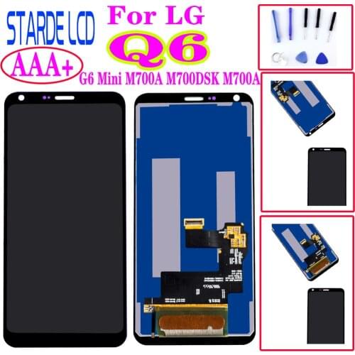 Original Display For LG Q6 LCD Touch Screen Digitizer with Frame LCD for LG G6 Mini Display Replacement M700A M700DSK M700A
