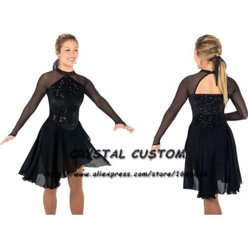 Adult Custom Figure Skating Dress Graceful New Brand Women Ice Skating Dresses For Competition DR3884