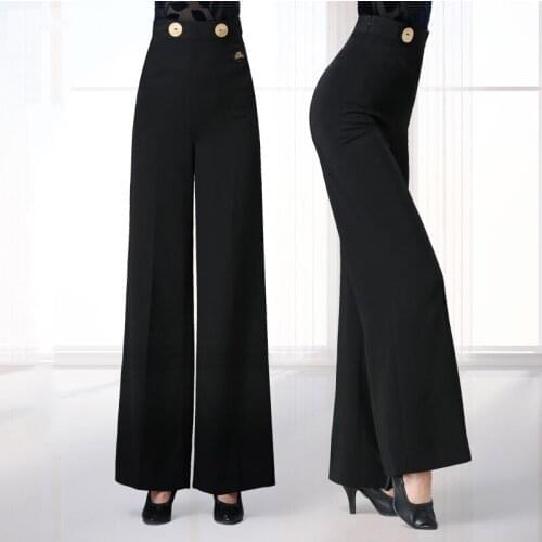 Latin Dance Pants Female Adult One-Pieces Modern Dancing Practice Wear For Women Ballroom Cha Cha Samba Rumba Dancewear DL6086