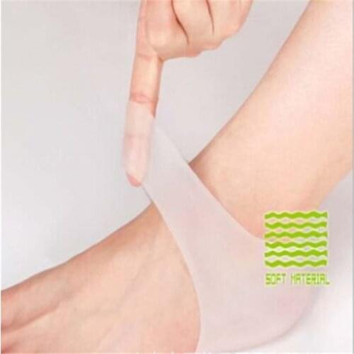 2019 New Style Fashion Hot Solid Clear Silicone Moisturizing Gel Ankle Support Cracked Foot Skin Care Protector